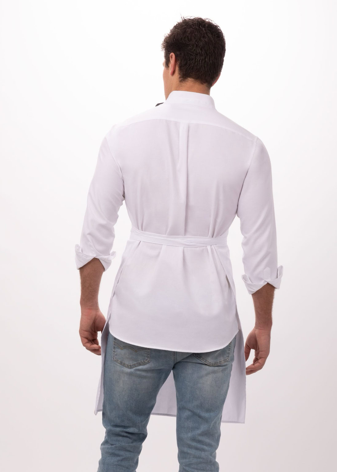 Butcher Apron - White - Back Butcher Apron - White - Back