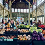 Colorful vegetables at local farmers market.