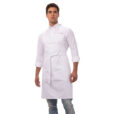 Butcher Apron - White - Front - Square