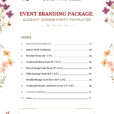 TGH – Elegant Event Templates Package 8.5 x 11 – 6