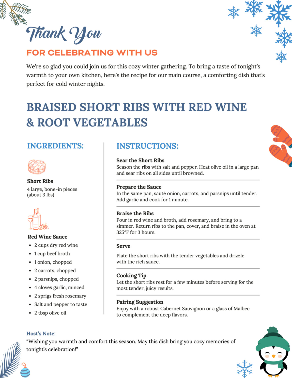 TGH – Winter Dinner Party 8.5 x 11-08 TGH – Winter Dinner Party 8.5 x 11-08