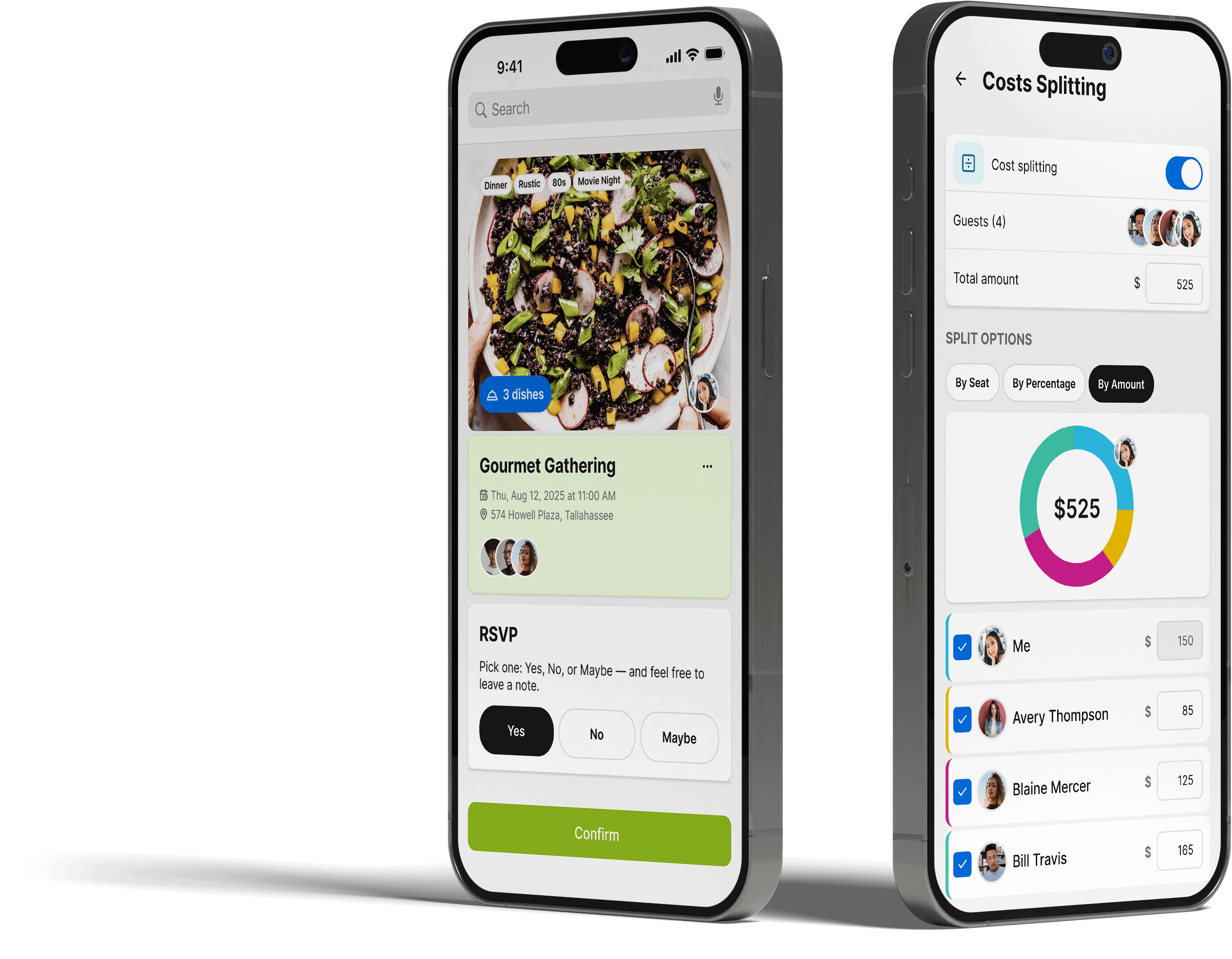 Elegant gourmet food platter with fresh ingredients for hosting.