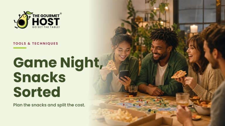 How to Split the Food Costs for a Group Game Night