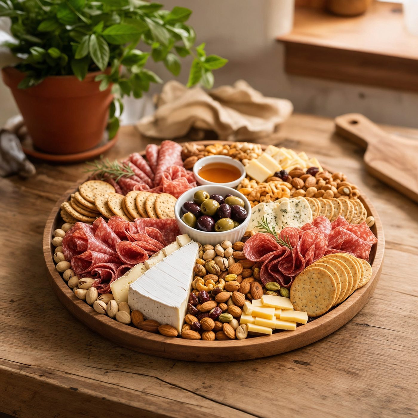 An overhead grazing board of shared dishes, the kind of night these apps get compared for.